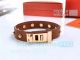 Copy Hermes Ladies Leather Bracelet With Rose Gold Buckle (2)_th.JPG
